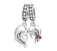 Annmors 925 Sterling Silver Charms fit Bracelets Necklaces Avatar Dangle Beads with 5A Cubic Zirconia Christmas Valentine Mother's Day Gift Charms for Womens Girl Avatar