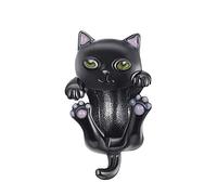 Annmors Black Cat Charm 925 Sterling Silver,Cute Loyal Partners Animal Pet Bead Charms fit Charms for Bracelets Jewelry