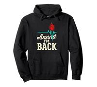 Annnd Im Back Open Heart Surgery Survivor EKG Pullover Hoodie