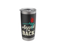 Annnd Im Back Open Heart Surgery Survivor EKG Stainless Steel Insulated Tumbler