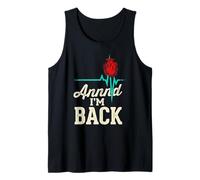 Annnd Im Back Open Heart Surgery Survivor EKG Tank Top