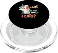 Annnd Why Should I Care Unicorn Sarcastic Funny Saying PopSockets PopGrip for MagSafe