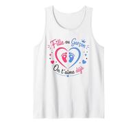 Annonce grossese bébé Baby Shower fille ou Garcon Tank Top