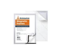 Announce Magnetic Frame A3 Silver (2 Pack)