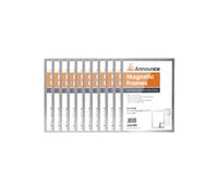 Announce Magnetic Frame A4 Silver (Pack of 10) AA01842