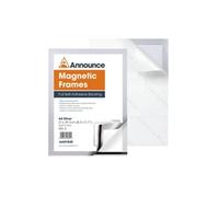 Announce Magnetic Frame A4 Silver (2 Pack)