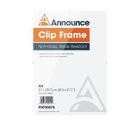 Announce Metal Clip Frame A4 PHT00075