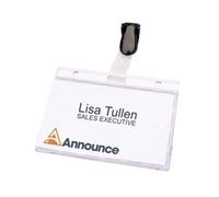 Announce Security Pass Holder 60x90mm (25 Pack)