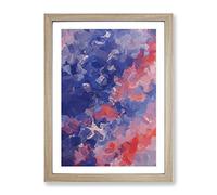 Announce The Truth Abstract Framed Print | A4 Oak Framed Wall Art | Ready to Hang | Abstract Fantasy Picture | Living Room Bedroom Lounge Office