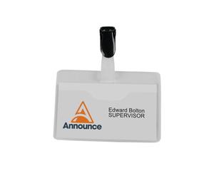 Announce Visitor Name Badge 60x90mm (Pack of 25) PV00921