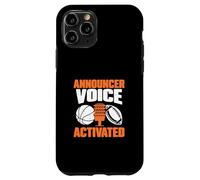 Announcer Voice Activated A Sportscaster Sports Broadcaster Case for iPhone 11 Pro