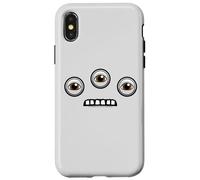 Annoyed Alien Grey Budgie Fuggler Face Case for iPhone X/XS