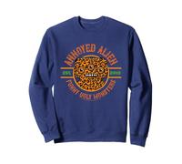 Annoyed Alien Leopard Budgie Fuggler Funny Ugly Monster Sweatshirt