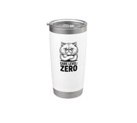 Annoyed Cat Showing No Care Attitude Stainless Steel Insulated Tumbler