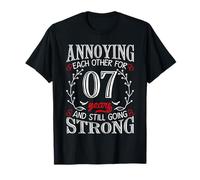 Annoying Each Other For 7 Years 7th Wedding Anniversary T-Shirt