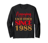 Annoying Each Other Since 1988, 36th Wedding Anniversary Fun Long Sleeve T-Shirt