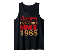 Annoying Each Other Since 1988, 36th Wedding Anniversary Fun Tank Top