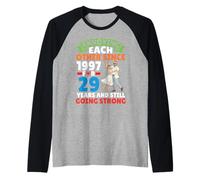 Annoying Each Other Since 1997 29 Years Couples Going Strong Raglan Baseball Tee