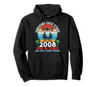 Annoying Each Other Since 2008 And 18th Marriage Anniversary Pullover Hoodie