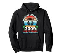 Annoying Each Other Since 2009 And 17th Marriage Anniversary Pullover Hoodie