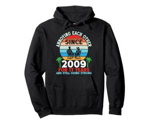 Annoying Each Other Since 2009 And 17th Marriage Anniversary Pullover Hoodie