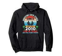 Annoying Each Other Since 2010 And 16th Marriage Anniversary Pullover Hoodie
