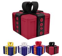 Annoying Gift Box 3D Printed - Funny Prank Box with Screw Puzzle & Hidden Surprise, Interactive Desktop Toy for Birthday Christmas Gags, Office Home Entertainment (D)