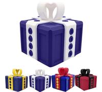 Annoying Gift Box 3D Printed - Funny Prank Box with Screw Puzzle & Hidden Surprise, Interactive Desktop Toy for Birthday Christmas Gags, Office Home Entertainment (B)