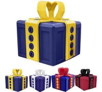 Annoying Gift Box 3D Printed - Funny Prank Box with Screw Puzzle & Hidden Surprise, Interactive Desktop Toy for Birthday Christmas Gags, Office Home Entertainment (C)