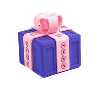 Annoying Gift Box,Funny 3D-Printed Gift Box with Screws, Prank Money Gift for Valentine's Day, Surprise Box for Birthday and Valentine's Day Gifts (purple+pinik)