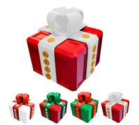 Annoying Gift Box - Funny 3D Printing Really Annoying Gifts Box with Screws Gag Gifts Boxes Prank Gift Box Exploding Gift Box Novelty Gift Wrap Box Prank Gift Box For Christmas (White Red)