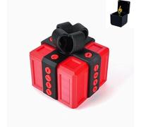 Annoying Gift Box with Screws, Annoying Funny 3D Printed Screw Gifts Boxes, The Annoying Present Box, Perfect Gag Gift for All Occasions, for Birthday, Christmas(Red Black)