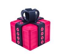Annoying Gift Box with Screws, Annoying Present Puzzle Box Toy Surprise Funny Prank Gift Box Money Card Container Novelty (Red Box with Black)