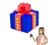 Annoying gift box with screws red and blue educational toys prank gift box April Fools' Day Christmas novelty desktop decorations creative storage box