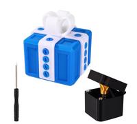 Annoying Gift Box with Screws Screwdriver & Finger Box, Funny Surprise Prank Puzzle Boxes for Adults Christmas Halloween Birthday Novelty Gag Gift