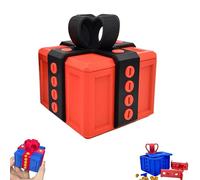Annoying Gift Box With Twist Storage, The Prank Box, Funny 3D Printing Really Annoying Gifts With Screws,Funny Desk Decoration for Small Jewellery Cash Christmas Valentine's Day Birthday (black)