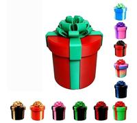 Annoying Nested Screw Gift Box, 10 Layer Prank Gift Boxes for Cash and Small Surprises, Prank Gift Packaging for Birthday, Christmas & Fun Party Game(Red+green)