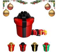 Annoying Nested Screw Gift Box, 2025 New Annoying Nested Gift Box, Standard Money Present Boxes, Annoying Screw Gifts Boxes Ideal for Birthday and Christmas (Red Black)