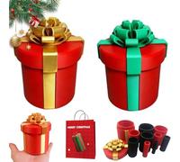 Annoying Nested Screw Gift Box, 2026 New Annoying Nested Screw Gift Box with Screws, Hard to Open Prank Boxes, Reusable Money Puzzle Box, for Birthday Christmas Fun Party Game (2C)