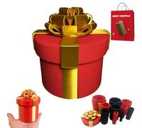 Annoying Nested Screw Gift Box, 2026 New Annoying Nested Screw Gift Box with Screws, Hard to Open Prank Boxes, Reusable Money Puzzle Box, for Birthday Christmas Fun Party Game (Rad-B)