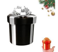 Annoying Nested Screw Gift Box, 3D Printed Prank Box for Cash & Surprises, Reusable, for Birthday, Christmas & Fun Party Game (Black-White)