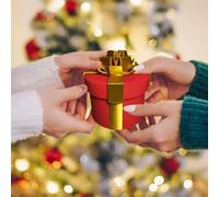 Annoying Nested Screw Gift Box (9-Layer Nesting) , Funny Prank Gift Boxes, Christmas Themed Interactive Prank Ornament, Funny Desktop Decoration for Gifting & Social Fun (B)