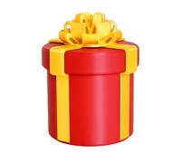Annoying Nested Screw Gift Box, Annoying Gift Box, Prank Money Puzzle Box for Cash Gift, Standard Money Present Box, Reusable Prank Gift Packaging for Birthday, Christmas & Fun Party Game (Red, S)