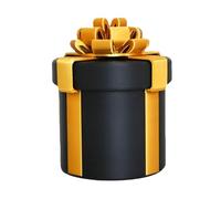 Annoying Nested Screw Gift Box, Annoying Gift Box, Prank Money Puzzle Box for Cash Gift, Standard Money Present Box, Reusable Prank Gift Packaging for Birthday, Christmas & Fun Party Game (Black, S)