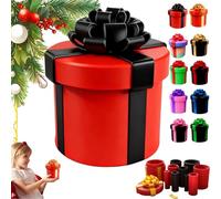 Annoying Nested Screw Gift Box, Annoying Gift Box with Screws, 10 Layer Reusable Prank Gift Boxes for Birthday Christmas (Red-B)
