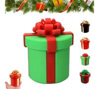 Annoying Nested Screw Gift Box, Annoying Gift Box with Screws Reusable Money Puzzle Box, Annoying Gift Box, Reusable Prank Gift Packaging for Birthday (Green)