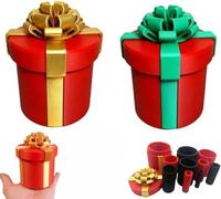 Annoying Nested Screw Gift Box With Middle Finger Accessory,Annoying Gift Box, Nesting Screw Hard To Open＆ Reusable Money Puzzle Prank Gifts Box Pran, Hilarious Screw Challenge For Christmas (Q)