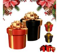 Annoying Prank Gift Box,Annoying Nested Screw Gift Box,Standard Money Present Boxes,Prank Gifts Boxes,Money Puzzle Packaging for Cash Gifts,Reusable Pranks Packaging for Birthday (Red + Black)