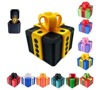 Annoying Present Box, 3d The Prank Screw Box, With Fun Lid Can Hold A Middle Finger, Cash, And A Surprise, Perfect For Birthdays, Christmas, And Halloween (B)