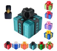 Annoying Present Box, 3d The Prank Screw Box, With Fun Lid Can Hold A Middle Finger, Cash, And A Surprise, Perfect For Birthdays, Christmas, And Halloween (H)